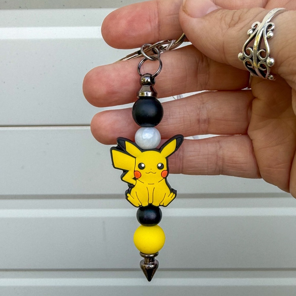 Yellow Pikachu Keychain